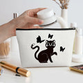 Henhesaha Cute Cat Mom Makeup Bag Travel Toiletry Bag for Women by Deal US