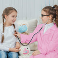 COTATERO Kids Doctor Lab Coat Scientist Costume Pink Accessories Size L by Deal US