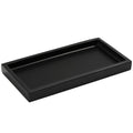 Luxspire Bathroom Vanity Tray Resin Organizer 8x4in Matte Black Mini by Deal US