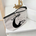 Henhesaha Witchy Cat Makeup Bag Cosmetic Travel Toiletry Bag Black by Deal US