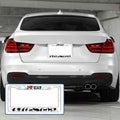 AUCCMORLY Stainless Steel Cat License Plate Frame Car Accessories 2 Pcs Set by Deal US