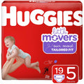 Huggies Little Movers Diapers Step 5 27+ lb 19 Ct Jumbo Pack Size 5 by Deal US