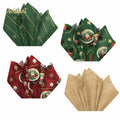 Aobkiat Christmas Wrapping Tissue Paper 24 Sheets 20x15in Red Green by Deal US