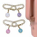 Tingyework 4PCS Letter Charm for Stanley Cup 30oz 40oz Handle V by Deal US