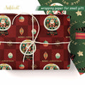 Aobkiat Christmas Wrapping Tissue Paper 24 Sheets 20x15in Red Green by Deal US