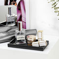 Luxspire Bathroom Vanity Tray Resin Organizer 8x4in Matte Black Mini by Deal US