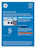 GE Refresh HD LED 60W A19 Daylight Bulbs 4 Pack General Purpose by Deal US