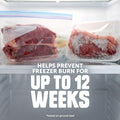 Ziploc Half Gallon Freezer Bags Grip 'n Seal Technology 40 Count by Deal US