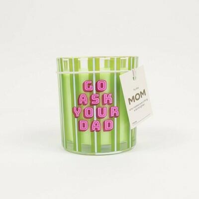 Love x June Go Ask Your Dad Mother's Day Candle Green 1 Pack by Deal US