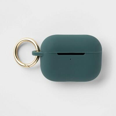 heyday Apple AirPods Pro Silicone Case Clip Rain Teal Gen 1/2 by Deal US