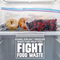 Ziploc Half Gallon Freezer Bags Grip 'n Seal Technology 40 Count by Deal US