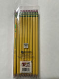 Ticonderoga #2 Sharpened Wood-Cased Pencils Yellow 18 Count by Deal US