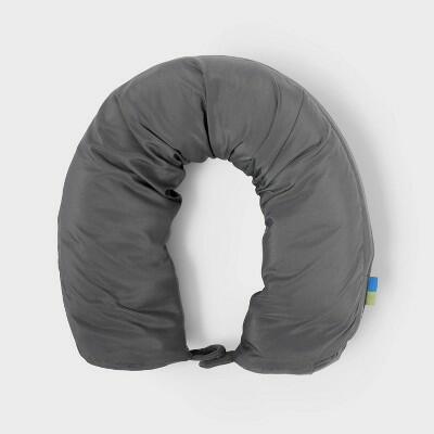 Open Story Packing Cube with Neck Pillow Gray Travel Luggage Accessory by Deal US