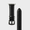 heyday Apple Watch Faux Leather Band Black 42/44/45mm