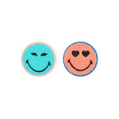 Yoobi SmileyWorld 2pk Sticker Patches Smiley Faces School Supplies by Deal US