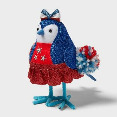 Featherly Friends Starla Red White Blue Girl Sun Squad Decor by Deal US