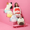 Squishmallows Emery Latte Squeaky Plush Dog Toy 3.5" Multicolor by Deal US