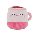 Squishmallows Emery Latte Squeaky Plush Dog Toy 3.5" Multicolor by Deal US
