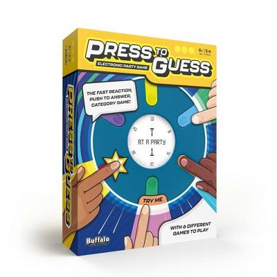 Buffalo Games Press To Guess Game Electronic Party Game 6 Ways To Play 8+ by Deal US