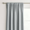 Room Essentials Heathered Gray Blackout Curtain Panel 42x63 Noise Reduction UV