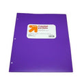 up & up 2 Pocket Plastic Folder Purple 11.38x9.38 Inches by Deal US