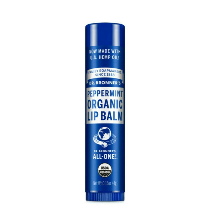 Dr. Bronner's Organic Peppermint Lip Balm 0.15 oz by Deal US
