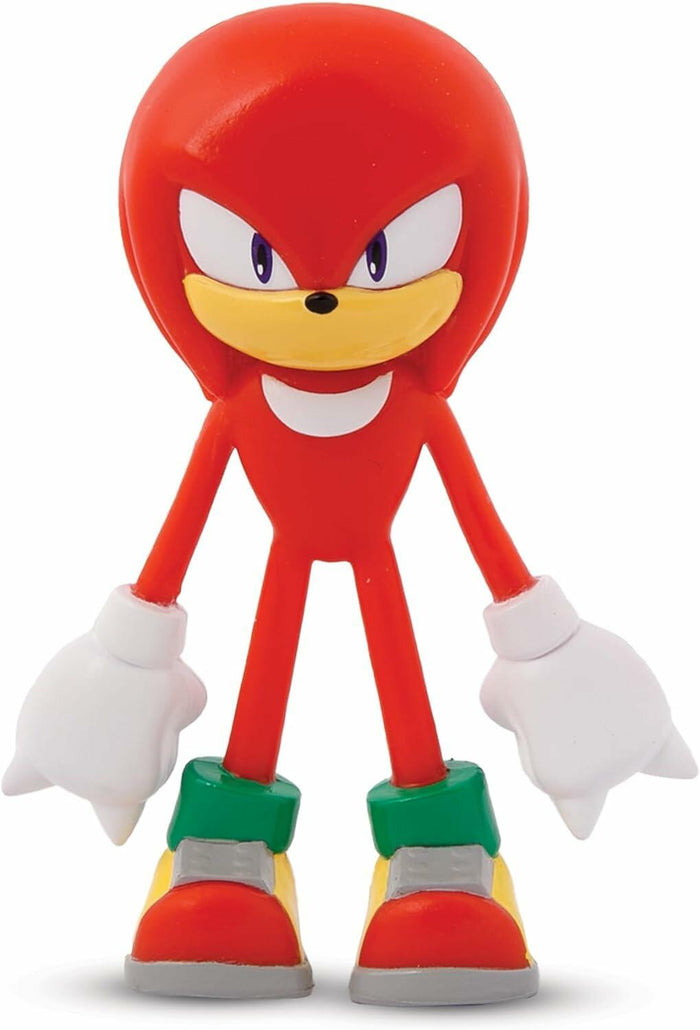 Bend-Ems Sonic The Hedgehog Knuckles Poseable Bendable Action Figure by Deal US