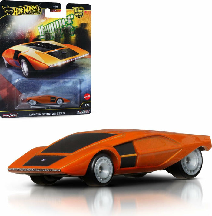 Hot Wheels Premium Car Culture Lancia Stratos Zero 1:64 Die-Cast Multicolor by Deal US