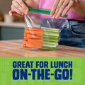 [Like New] Ziploc Sandwich & Snack Bags 105 Count EasyGuide Grip n Seal Storage by Deal US