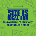 [Like New] Ziploc Sandwich & Snack Bags 105 Count EasyGuide Grip n Seal Storage by Deal US
