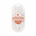 Olive & June Press-On Nails Medium Oval 42ct Pure White Syrup Gradient by Deal US