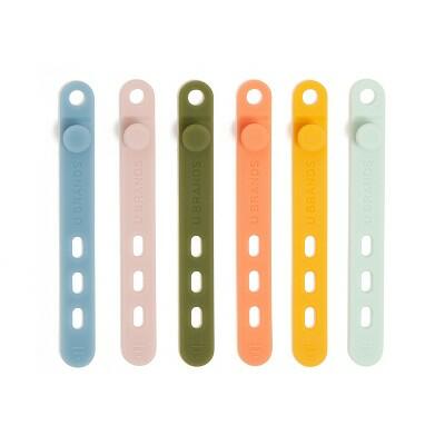 U Brands Silicone Cord Bands 6ct Comfort Nostalgia by Deal US