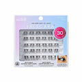 KISS Lash Extension Kit Natural Wispy Wisps 10-12-14mm Black 30 Clusters by Deal US