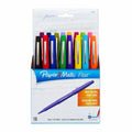 Paper Mate Point Guard Flair Porous Point Stick Pen Medium 16-Count Assorted by Deal US