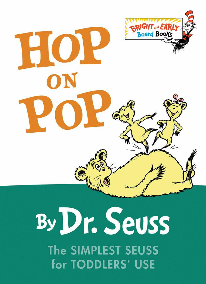 Dr. Seuss Hop on Pop Bright & Early Board Book Classic Children's Book by Deal US