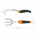 Fiskars Ergo Cultivator Heavy Duty Garden Tool with Hanging Hole 12" by Deal US