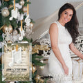 Heigble 6 Sets White Music Note Christmas Tree Hanging Scented Ornaments by Deal US