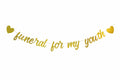 zxyxka Gold Glitter Funeral for My Youth Birthday Party Banner by Deal US