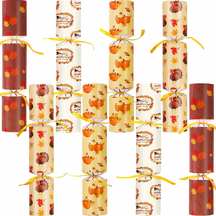 Siawoy 8 Pack Fall Thanksgiving Party Favors Pumpkin Turkey Hats Prizes by Deal US