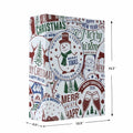 HSMOK Christmas Gift Bags Bundle Snowflakes Snowman Tree Santa Claus Set 1 by Deal US