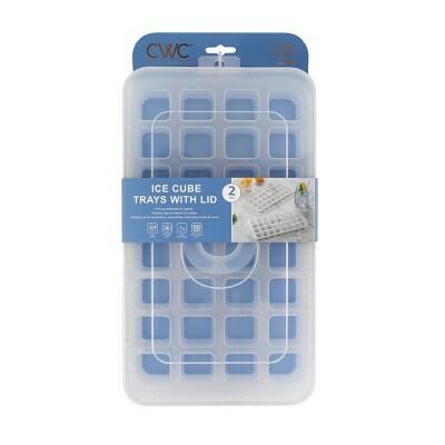 Cook With Color 2pk Jumbo Ice Cube Trays Blue - Large Cubes by Deal US