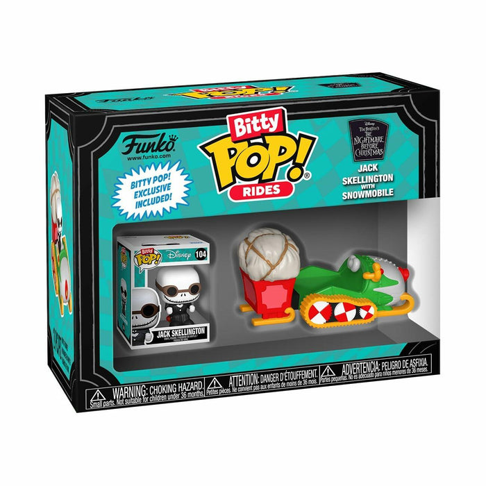 Funko Pop! Bitty Ride Jack with Snowmobile Nightmare Before Christmas Vinyl by Deal US