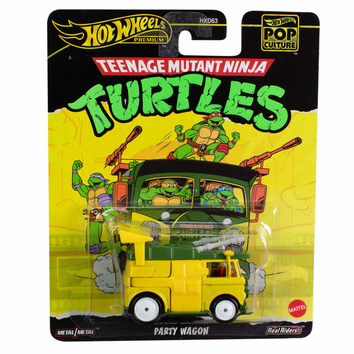 Hot Wheels TMNT Party Wagon Diecast 1:64 Scale 7cm Pop Culture Model HXF04 by Deal US