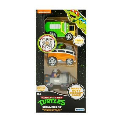 Teenage Mutant Ninja Turtles Diecast Vehicles 3pk Leonardo Donatello Shredder by Deal US