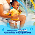 Pampers Swim Diapers Splashers Gap-Free Disposable Baby Swimming Pants Size 4 by Deal US