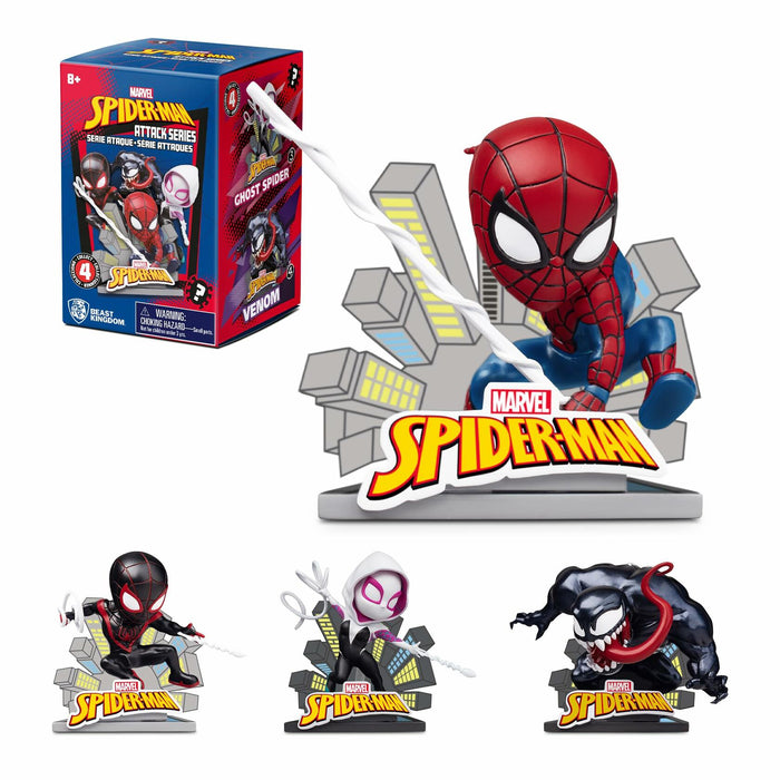 YuMe Marvel Spider Man Attack Action Figure Vinyl Toy Single Pack by Deal US