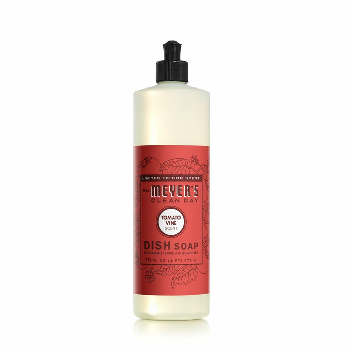 Mrs. MEYER'S CLEAN DAY Liquid Dish Soap Tomato Vine Scent 16oz Bottle by Deal US