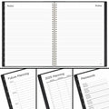 Mead 2025 Weekly Monthly Planner 15-Month Large 8.5x11 Black by Deal US