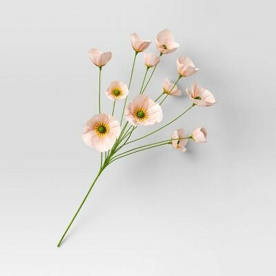 Room Essentials Poppy Mini Stem Orange by Deal US