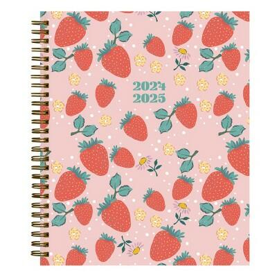 Blue Sky Sustainability 7x9 Weekly Monthly Wirebound Planner July 2024-Jun 2025 by Deal US